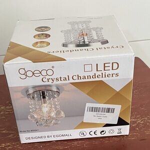 LED Crystal Chandelier - Silver